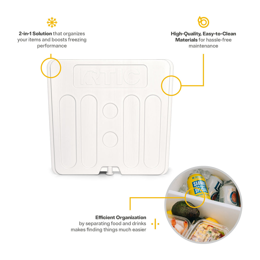 Ultra-Tough Cooler Freezable Divider